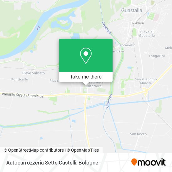 Autocarrozzeria Sette Castelli map
