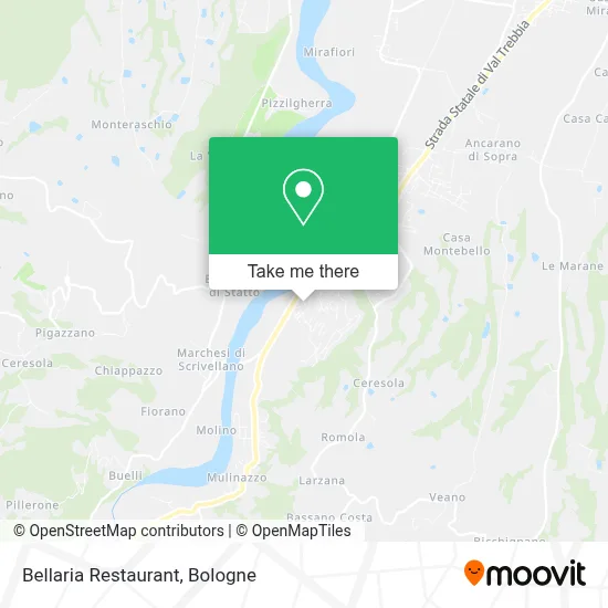 Bellaria Restaurant map