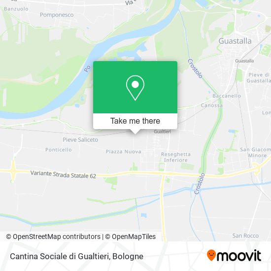 Cantina Sociale di Gualtieri map