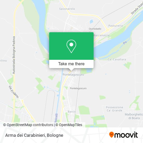 Arma dei Carabinieri map