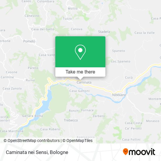 Caminata nei Sensi map