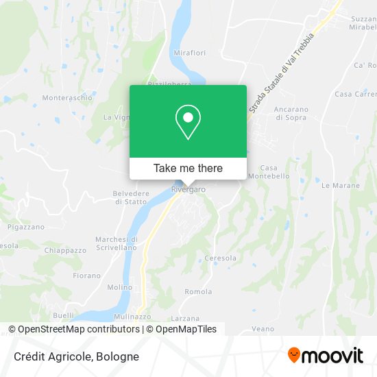 Crédit Agricole map