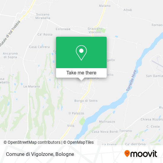 Comune di Vigolzone map