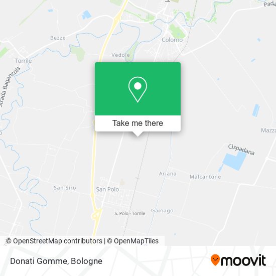 Donati Gomme map