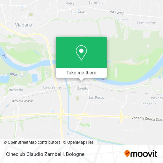 Cineclub Claudio Zambelli map