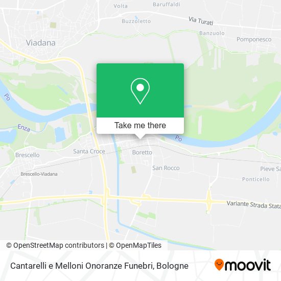 Cantarelli e Melloni Onoranze Funebri map