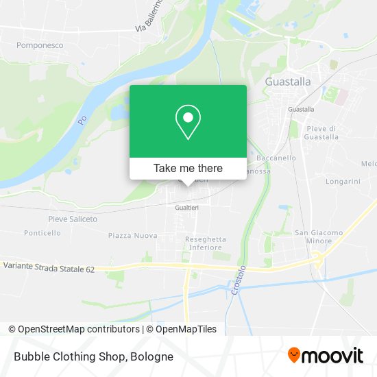 Bubble Clothing Shop map