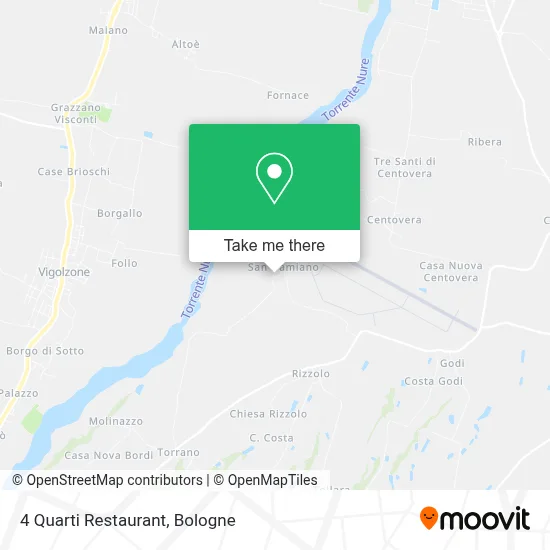 4 Quarti Restaurant map