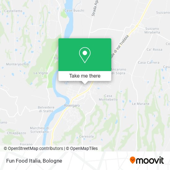 Fun Food Italia map