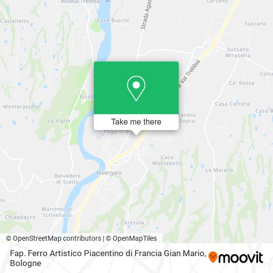 Fap. Ferro Artistico Piacentino di Francia Gian Mario map