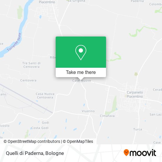Quelli di Paderna map