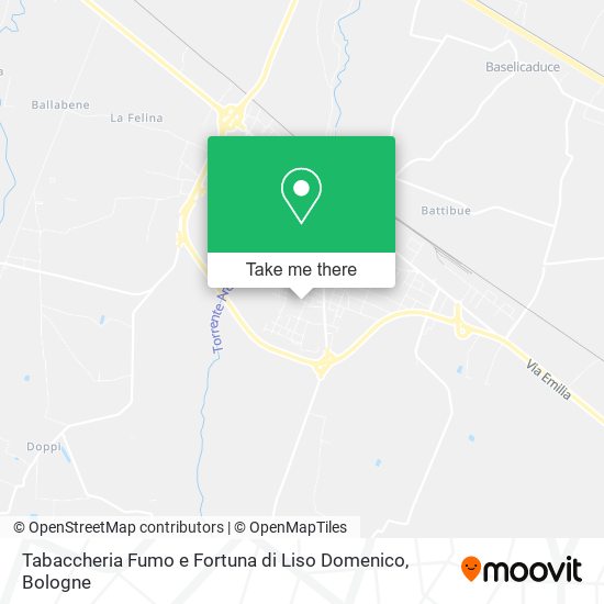Tabaccheria Fumo e Fortuna di Liso Domenico map