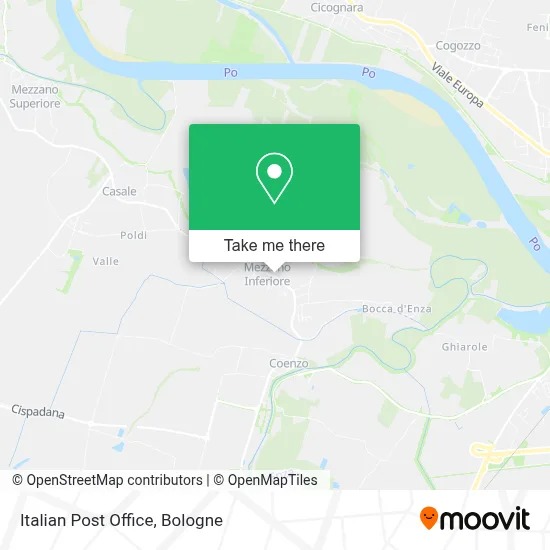 Italian Post Office map