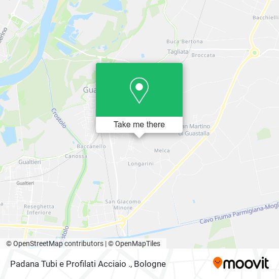 Padana Tubi e Profilati Acciaio . map