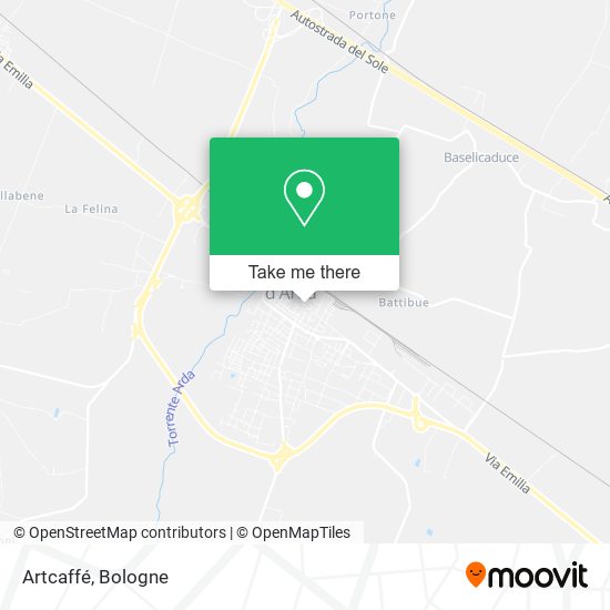 Artcaffé map