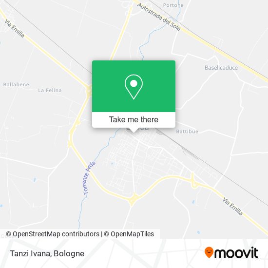 Tanzi Ivana map