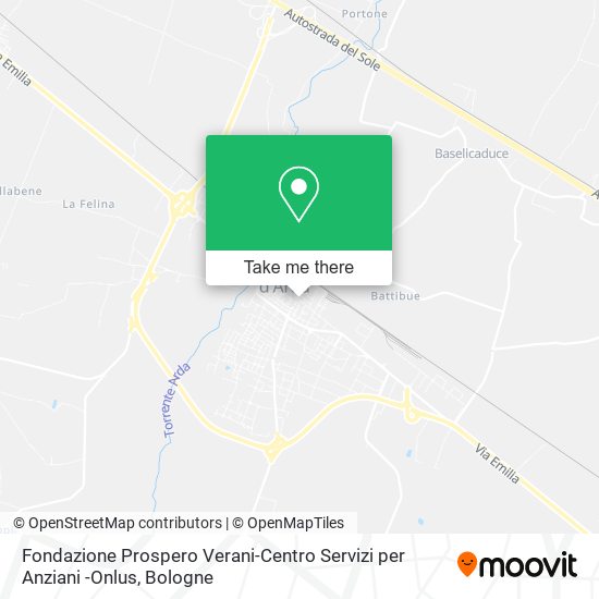 Fondazione Prospero Verani-Centro Servizi per Anziani -Onlus map