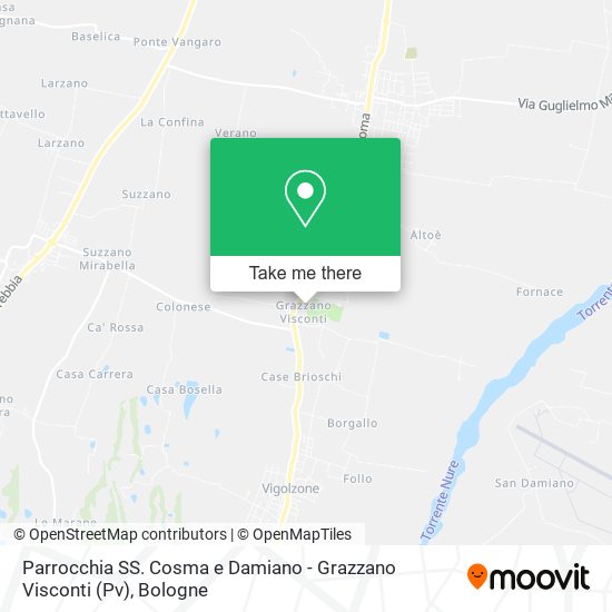 Parrocchia SS. Cosma e Damiano - Grazzano Visconti (Pv) map