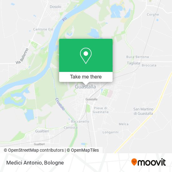Medici Antonio map