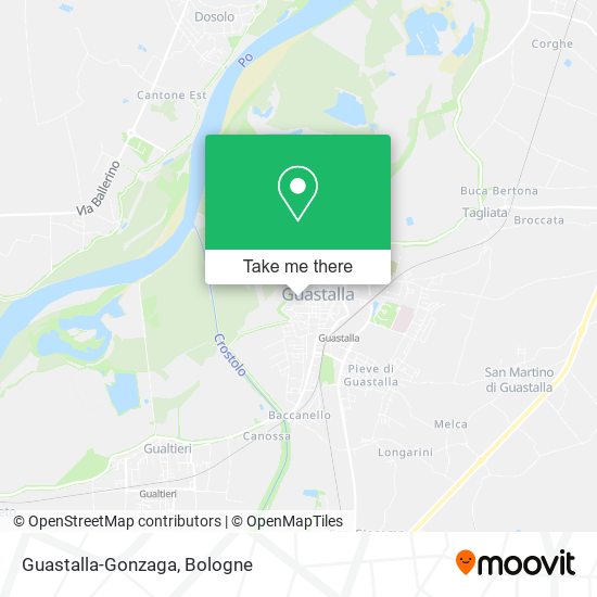 Guastalla-Gonzaga map