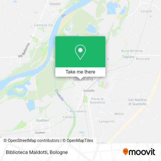 Biblioteca Maldotti map
