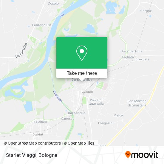 Starlet Viaggi map