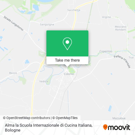 Alma la Scuola Internazionale di Cucina Italiana map