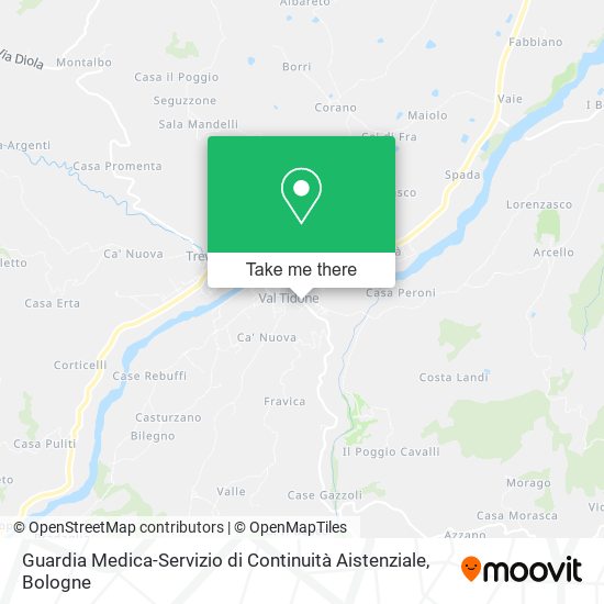 Guardia Medica-Servizio di Continuità Aistenziale map