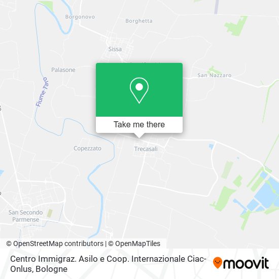 Centro Immigraz. Asilo e Coop. Internazionale Ciac-Onlus map