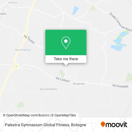 Palestra Gymnasium Global Fitness map