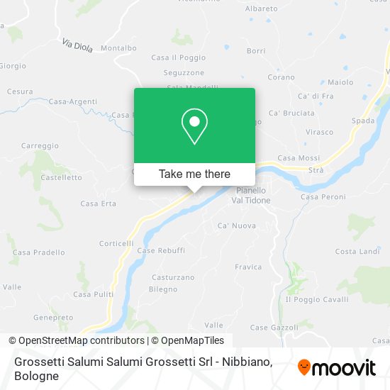 Grossetti Salumi Salumi Grossetti Srl - Nibbiano map