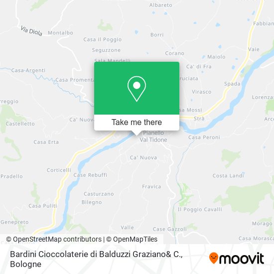 Bardini Cioccolaterie di Balduzzi Graziano& C. map