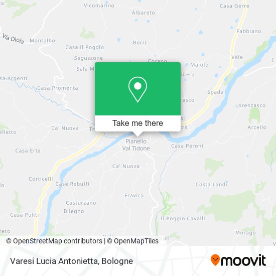 Varesi Lucia Antonietta map
