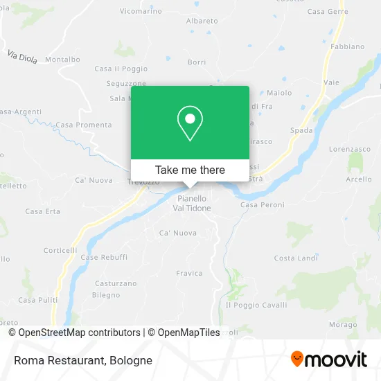 Roma Restaurant map