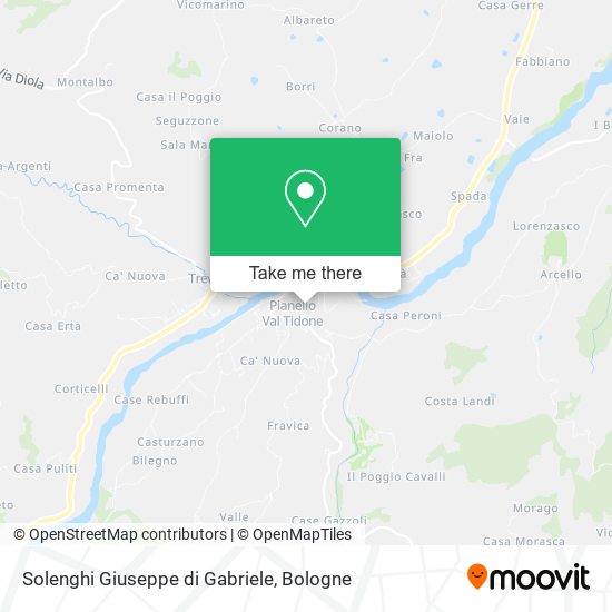 Solenghi Giuseppe di Gabriele map