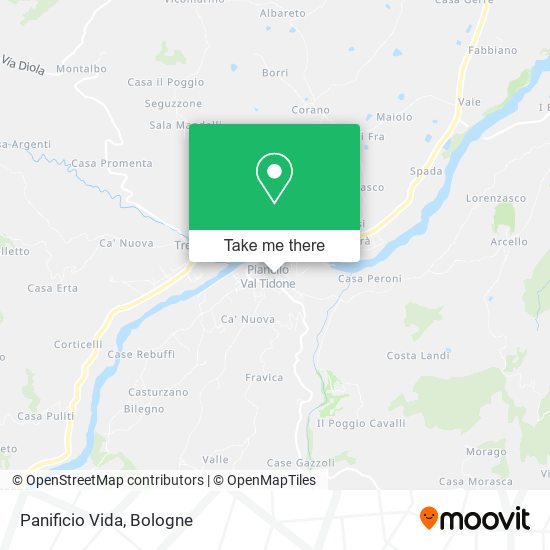 Panificio Vida map