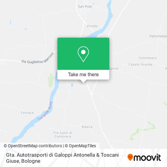 Gta. Autotrasporti di Galoppi Antonella & Toscani Giuse map