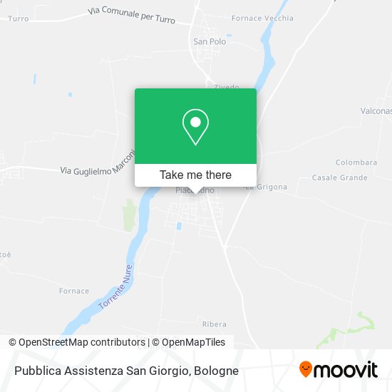 Pubblica Assistenza San Giorgio map