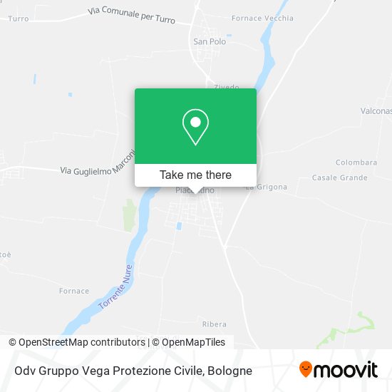 Odv Gruppo Vega Protezione Civile map