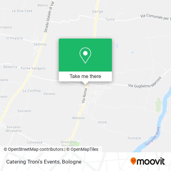 Catering Troni's Events map