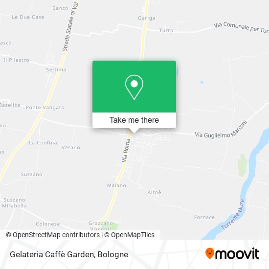 Gelateria Caffè Garden map