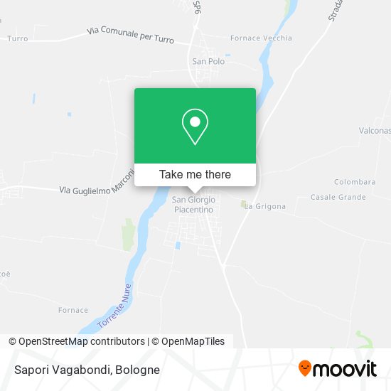 Sapori Vagabondi map