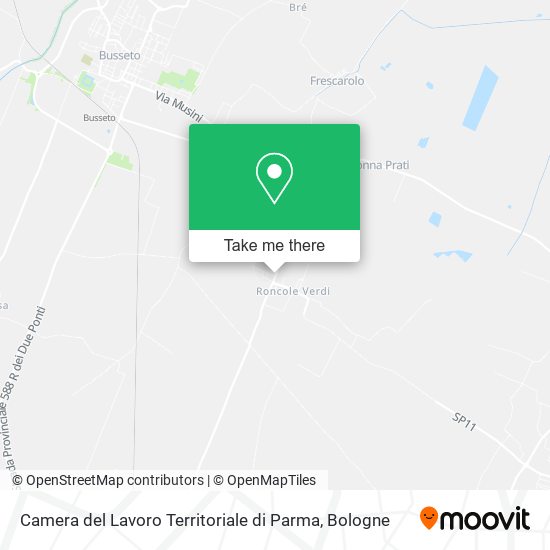 Camera del Lavoro Territoriale di Parma map