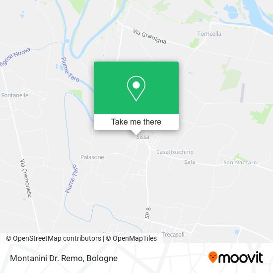 Montanini Dr. Remo map