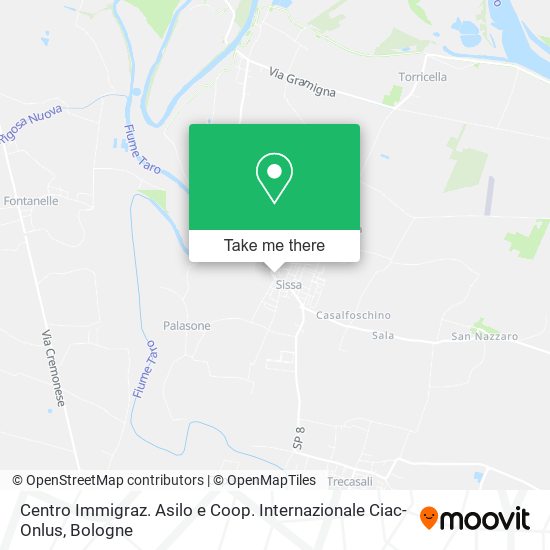 Centro Immigraz. Asilo e Coop. Internazionale Ciac-Onlus map
