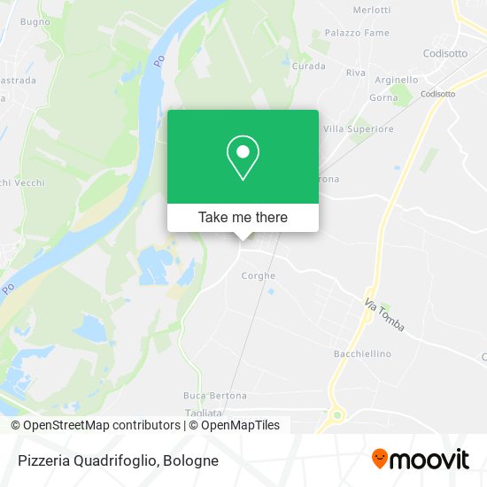 Pizzeria Quadrifoglio map