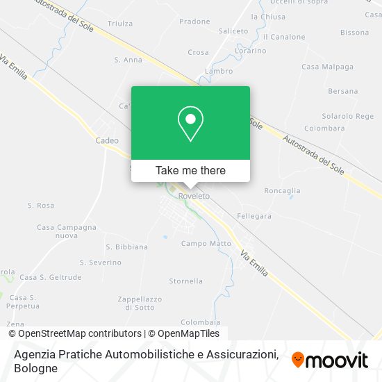 Agenzia Pratiche Automobilistiche e Assicurazioni map