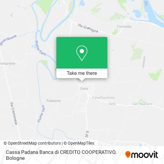 Cassa Padana Banca di CREDITO COOPERATIVO map