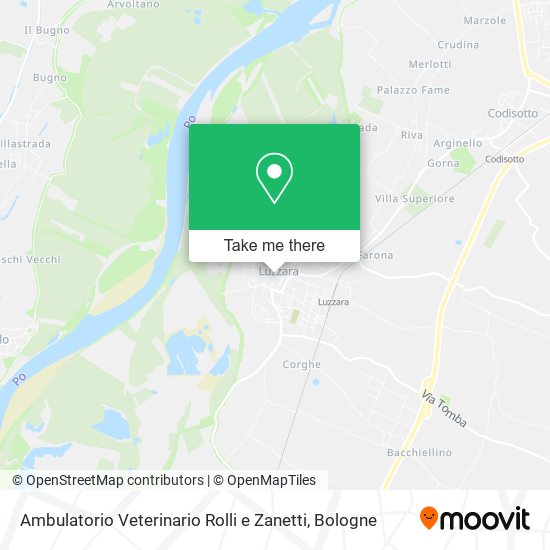 Ambulatorio Veterinario Rolli e Zanetti map