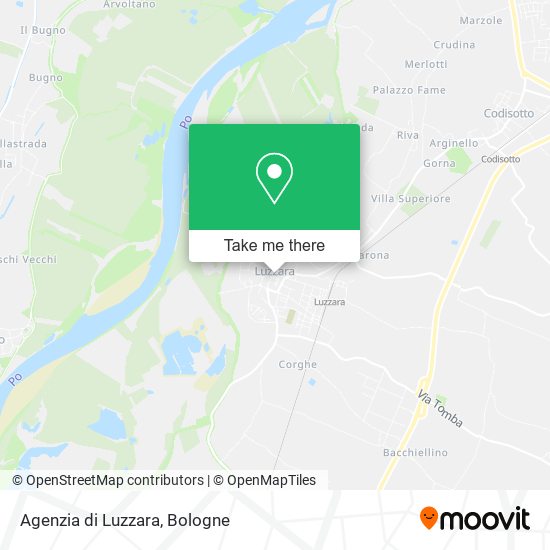 Agenzia di Luzzara map